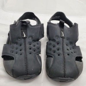 Nike Toddler Boys 10 C Medium Black Sport Synthetic Unisex